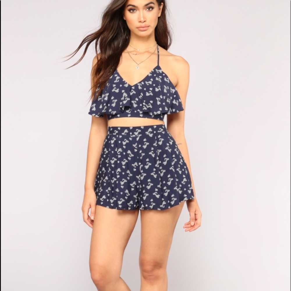 Fashion Nova Set-No Tears Short Set